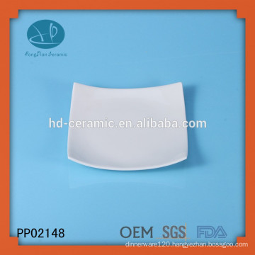 square plate,ceramic plate for hotel,custom dinnerware plate,ceramic plate